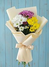 Букет цветов из:  Хризантемы в Старобжегокайском