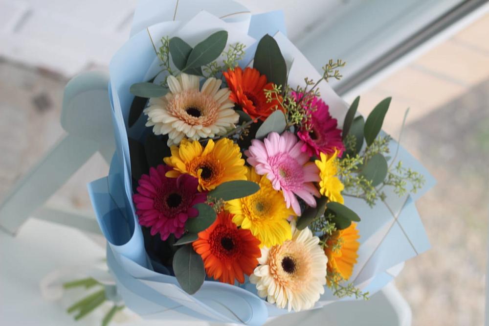 Букет цветов из: Герберы в Старобжегокайском