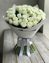 Букет 35 Белых роз #REPLACE_PRED# Старобжегокайском