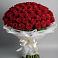 Букет 101 Красная роза Блэк Мэджик в Старобжегокайском
