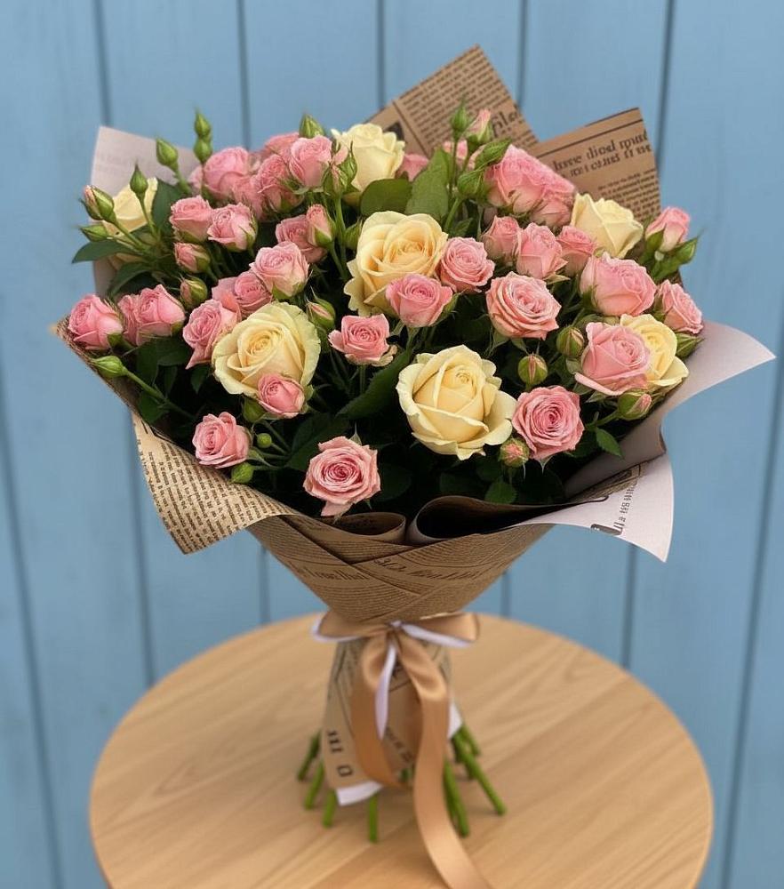 Букет цветов из: Розы в Старобжегокайском