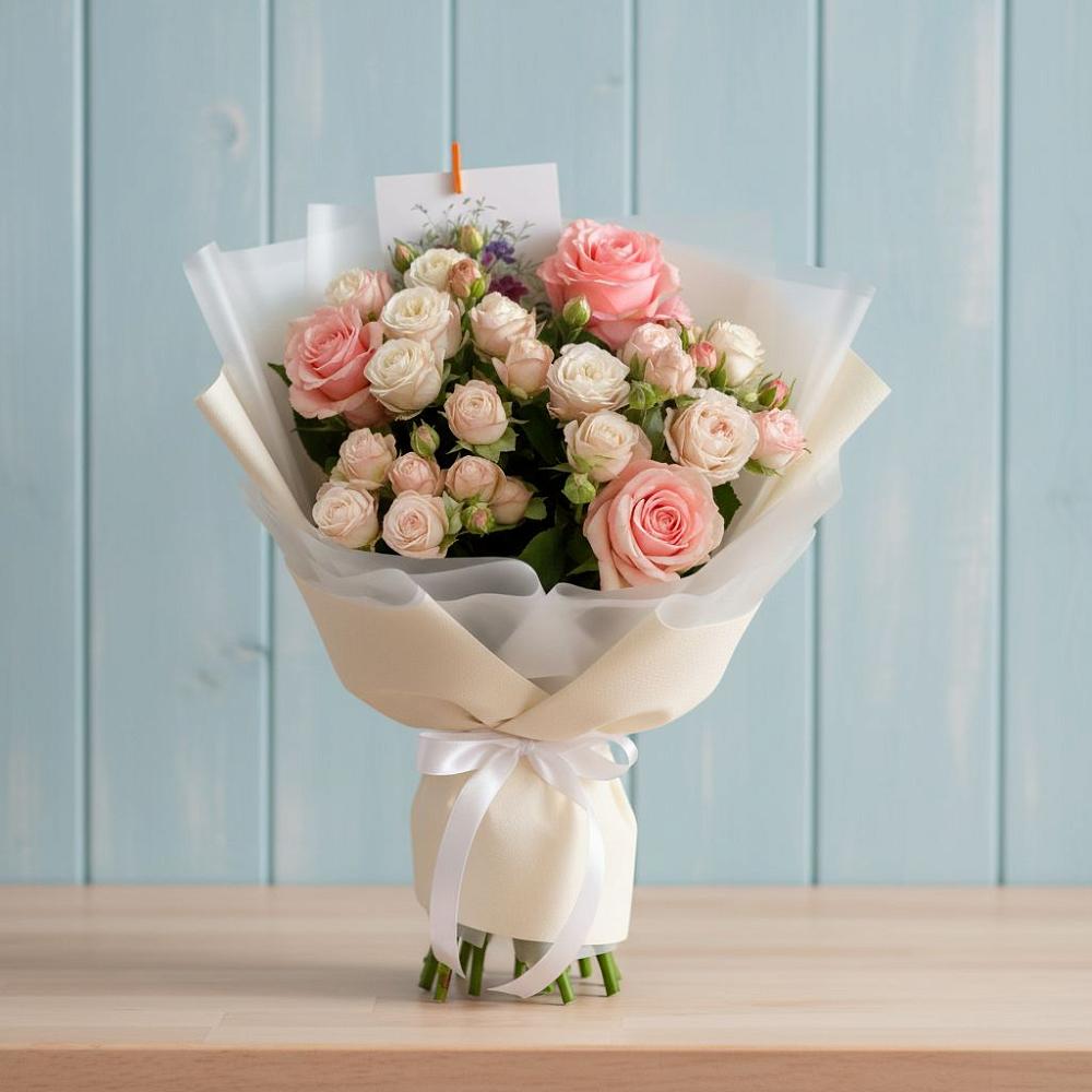 Букет цветов из: Розы в Старобжегокайском