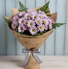 Букет цветов из:  Хризантемы #REPLACE_PRED# Старобжегокайском