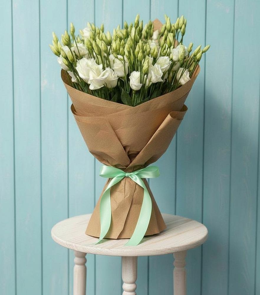 Букет цветов из: Лизиантусы в Старобжегокайском