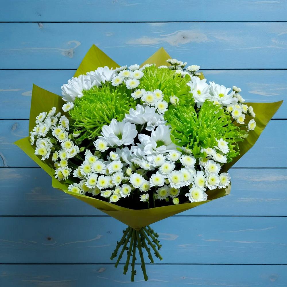 Букет цветов из: Хризантемы в Старобжегокайском