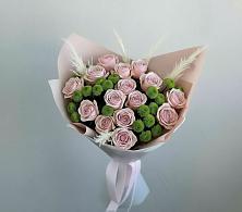 Букет цветов из:  Розы и Хризантемы в Старобжегокайском