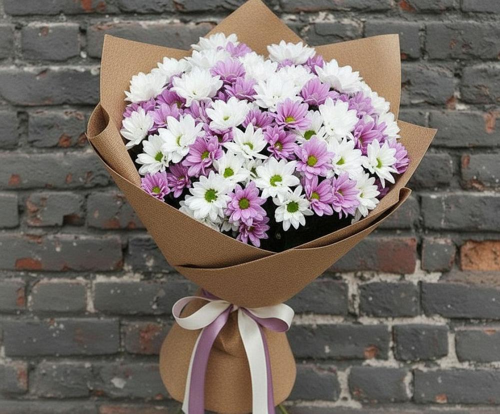 Букет цветов из: Хризантемы в Старобжегокайском
