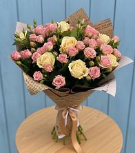 Букет цветов из:  Розы в Старобжегокайском