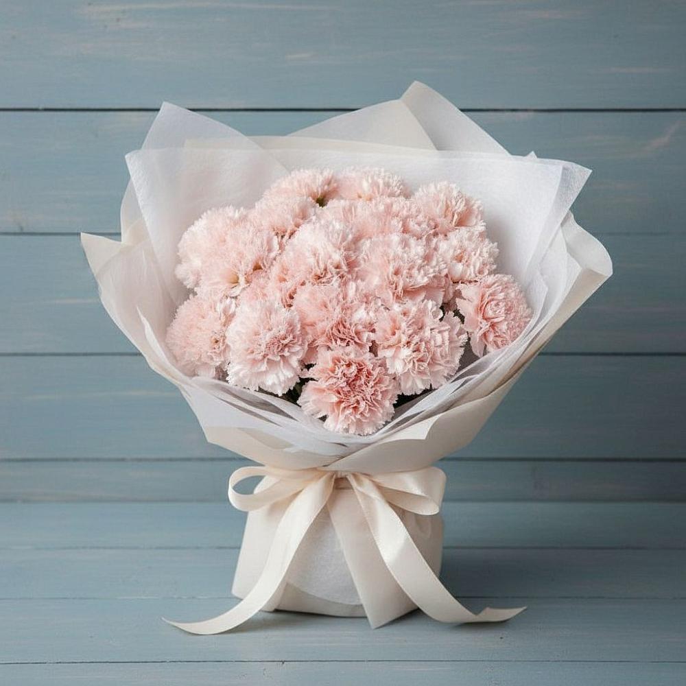 Букет цветов из: Гвоздики в Старобжегокайском