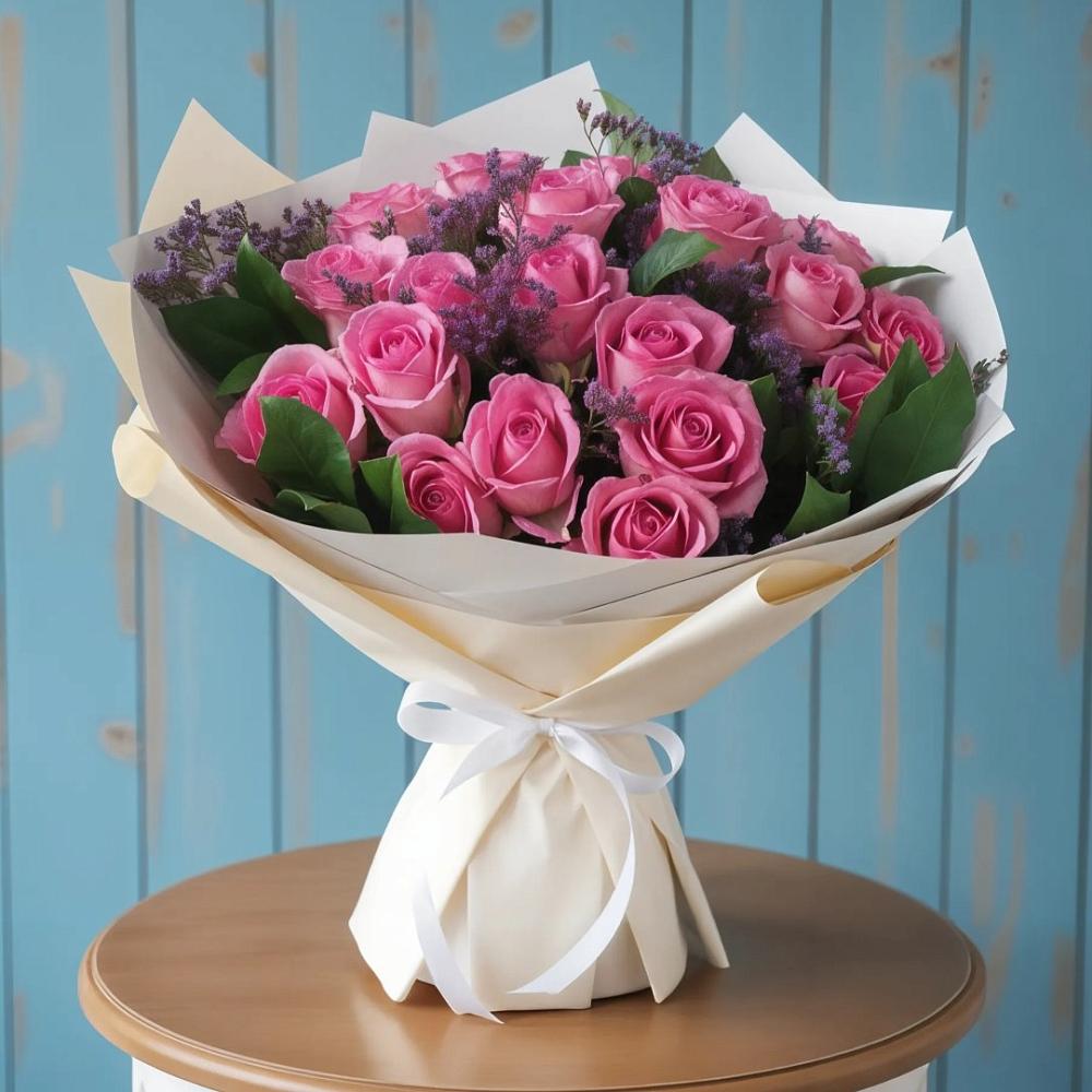 Букет цветов из: Розы в Старобжегокайском