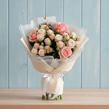 Букет цветов из:  Розы в Старобжегокайском