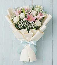 Букет цветов из:  Лилии в Старобжегокайском